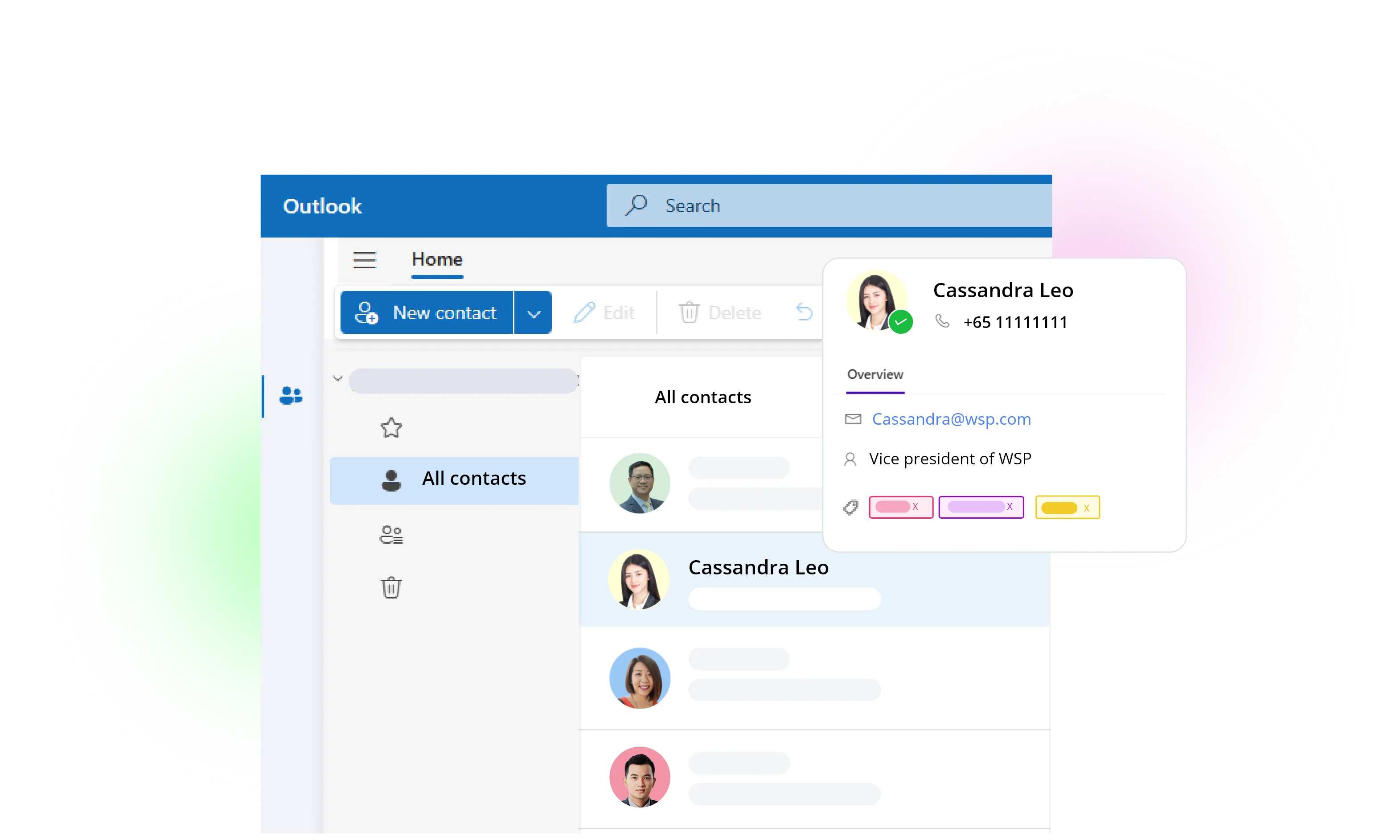 Best CRM with Outlook Contacts integration