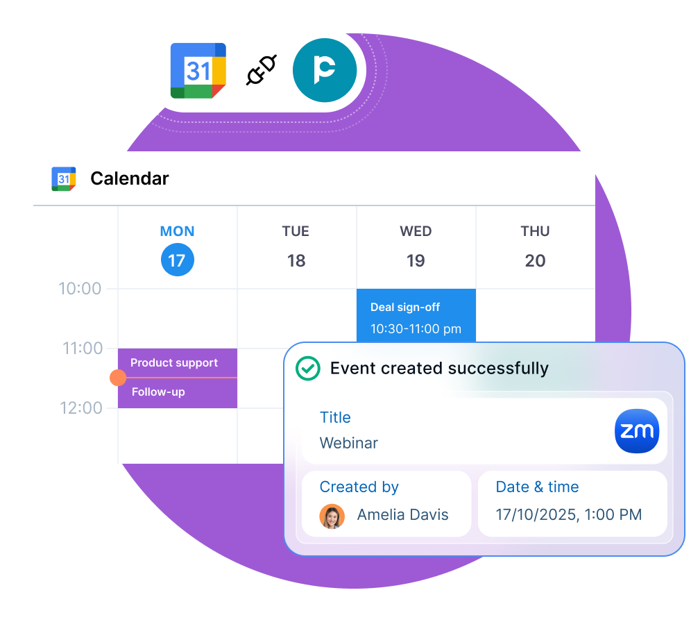 Google Calendar integration