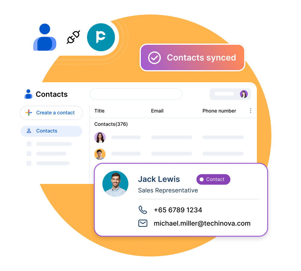 Google Contacts integration