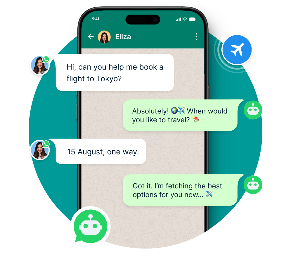ai whatsapp crm for sales and support