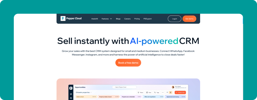 Pepper Cloud CRM