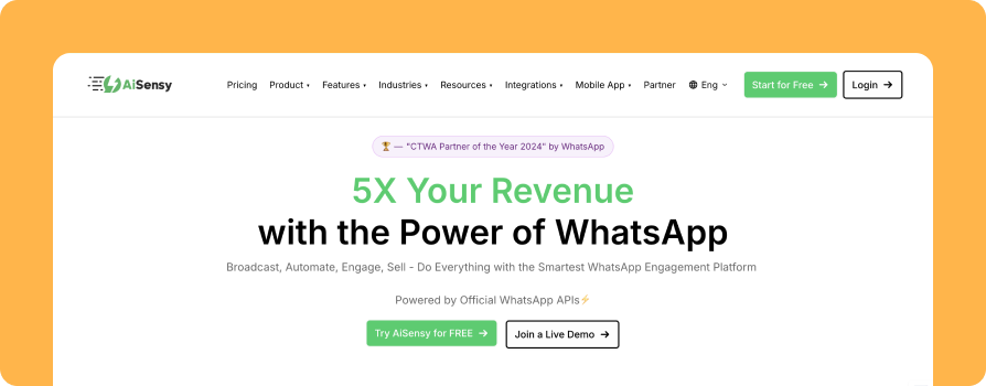 Click here to message business.