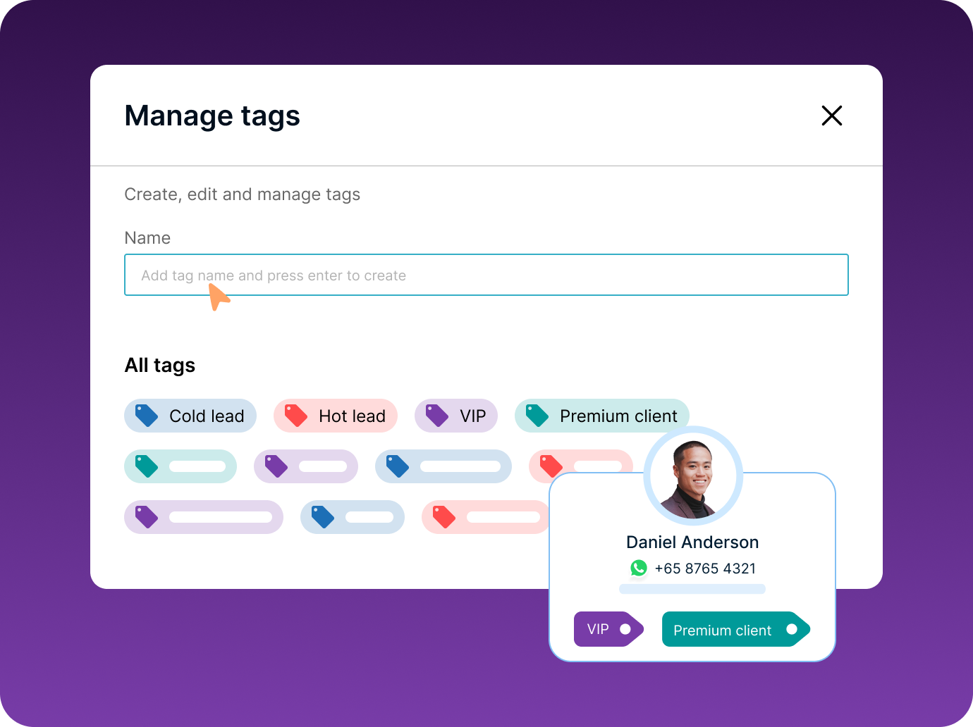 WhatsApp broadcast feature for businesses.