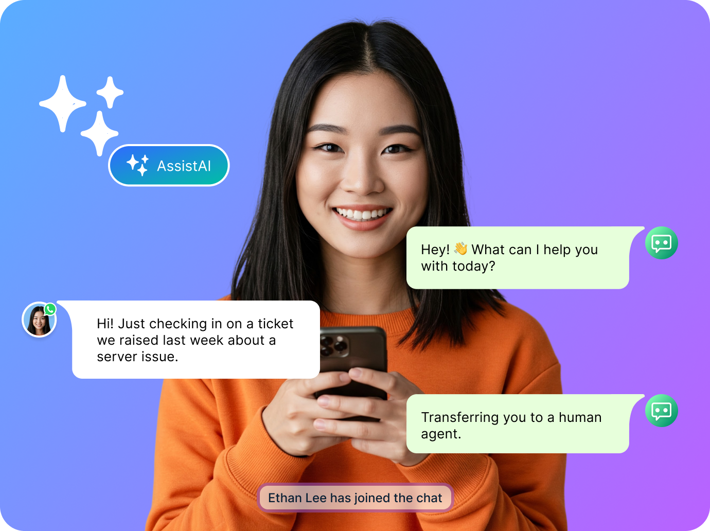 Conversational AI chatbot for sales