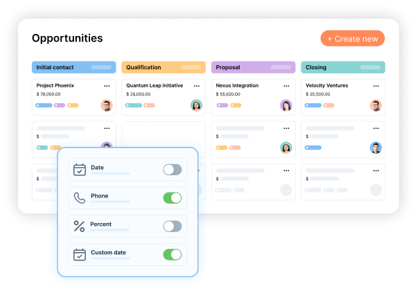 Customise for your business