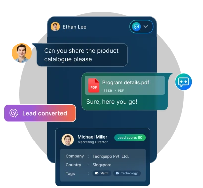 AI-powered lead capture and qualification