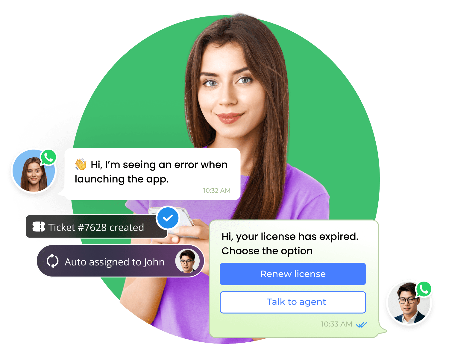 AI WhatsApp CRM for Sales & Customer Support